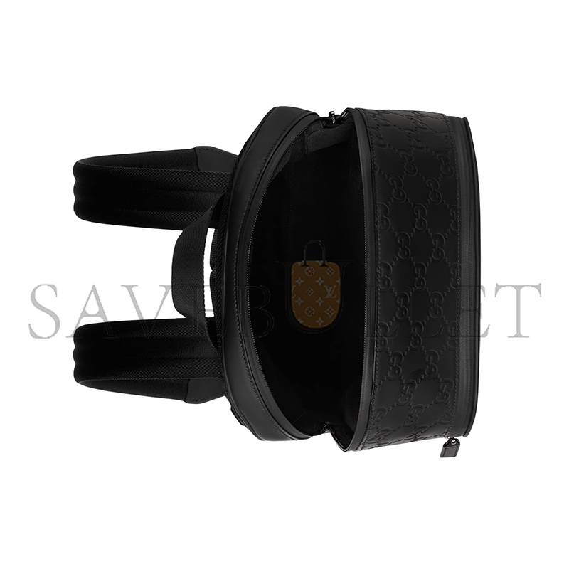 GUCCI RUBBER-EFFECT MEDIUM BACKPACK 771280 (34*26*14cm) GUCCI RUBBER-EFFECT MEDIUM BACKPACK 771280 (34*26*14cm)